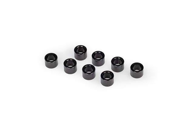 Traxxas Spacer, shock cap, aluminum (black-anodized) (8)