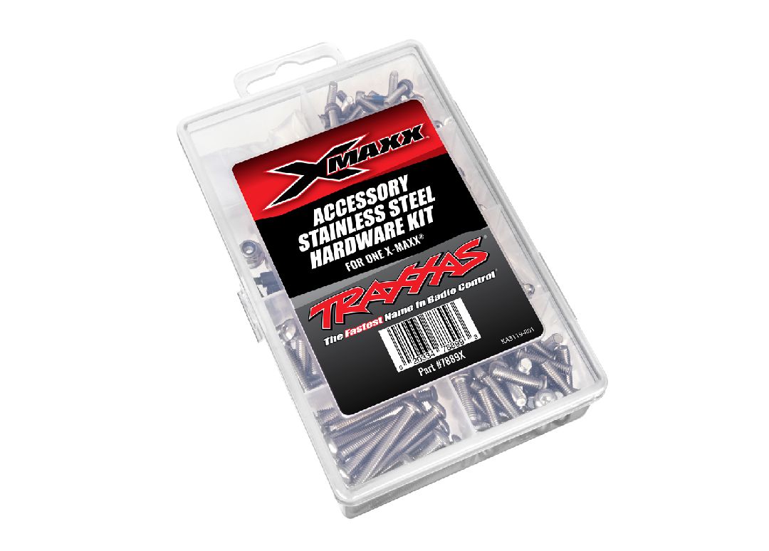 Traxxas Hardware Kit Stainless Steel X-Maxx (Contains all Stainless Steel Hardware used on X-Maxx)