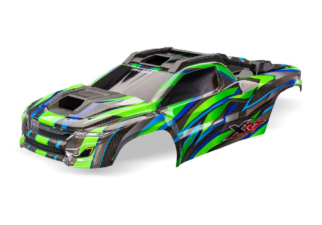 Traxxas Body, XRT Ultimate, green (painted, decals applied)