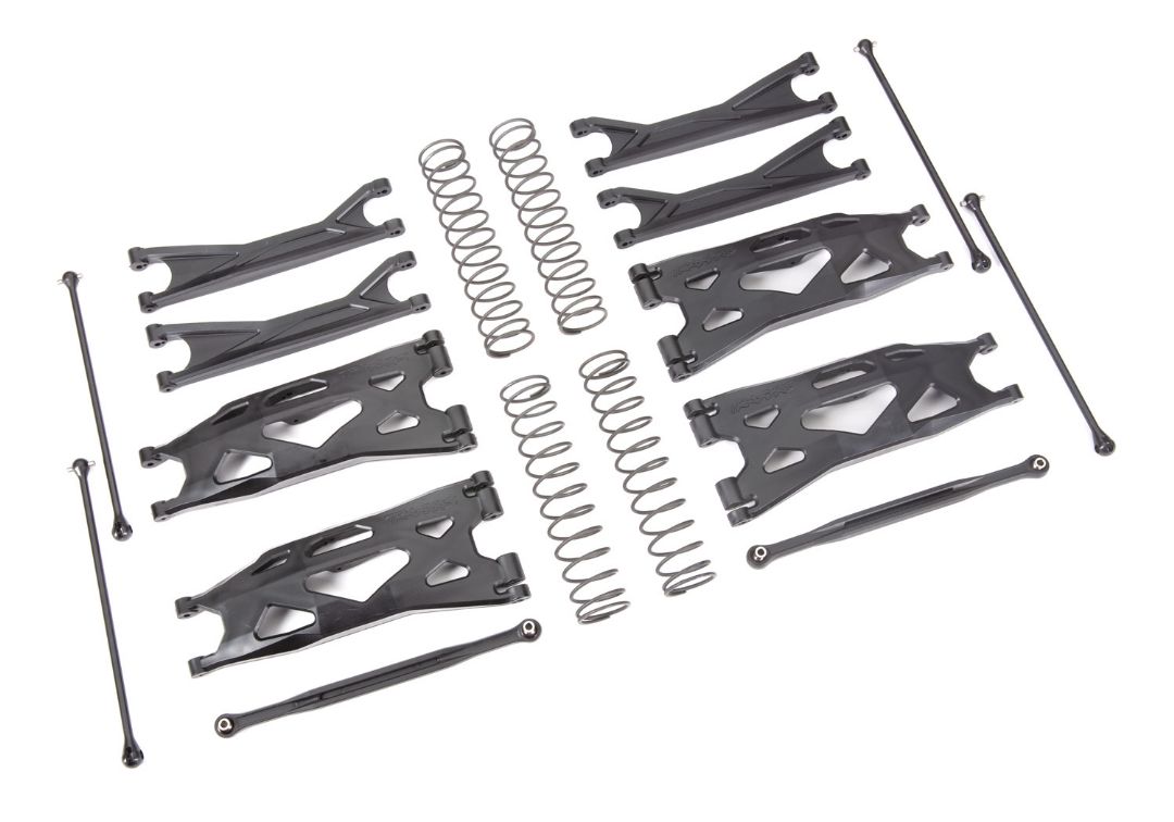 Traxxas Suspension kit X-Maxx WideMaxx Black - Click Image to Close