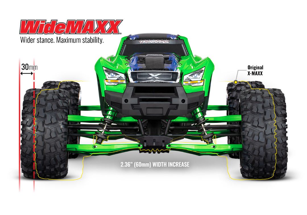 Traxxas Suspension kit X-Maxx WideMaxx Green