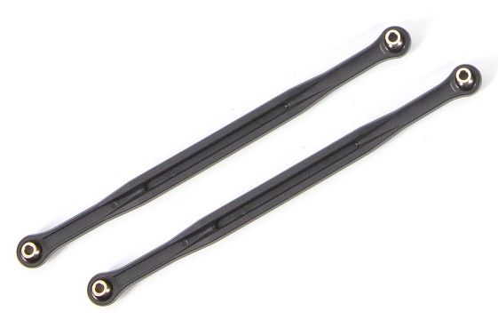 Traxxas Toe links, 202.5mm (187.5mm center to center) (Black) (2) (for use with TRA7895 X-Maxx WideMaxx suspension kit)