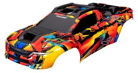 Traxxas Body, XRT Solar Flare (Painted, Decals Applied) - Click Image to Close