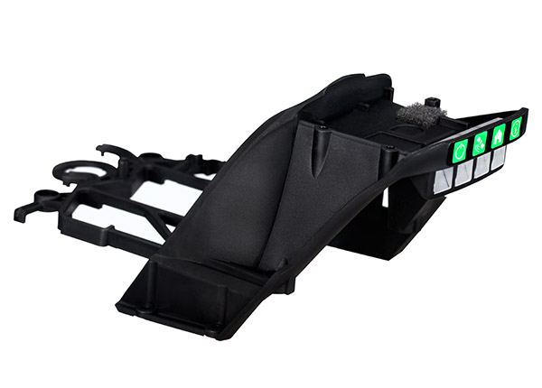 Traxxas Aton Main Frame Upper (Black) - Click Image to Close