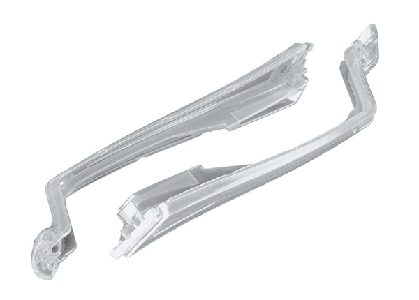 Traxxas LED lens, front, clear (left & right)
