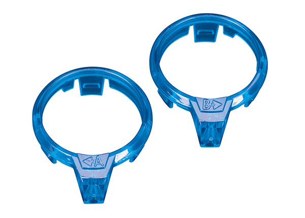 Traxxas LED lens, motor, blue (left & right)