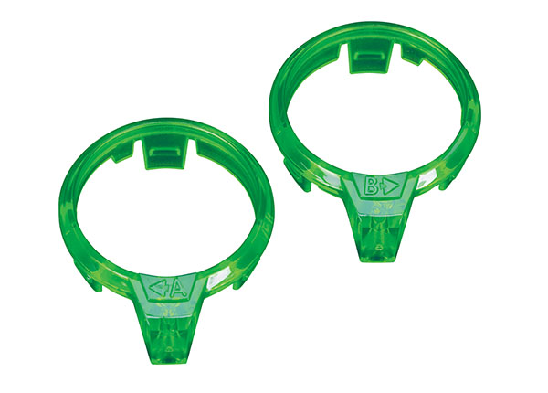 Traxxas LED lens, motor, green (left & right)