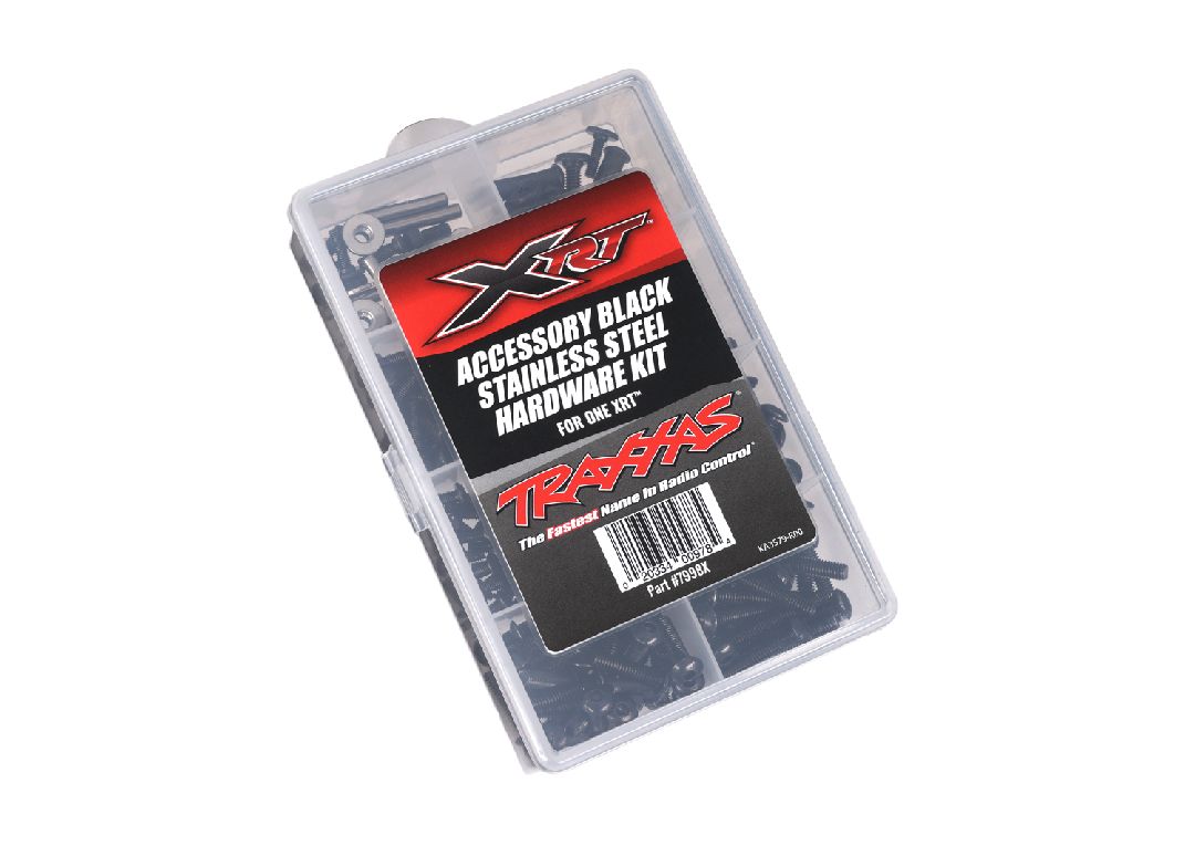 Traxxas Hardware Kit Black Stainless Steel XRT