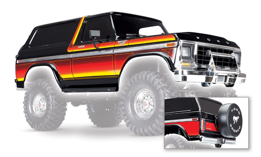 Traxxas Ford Bronco Painted Body - Click Image to Close