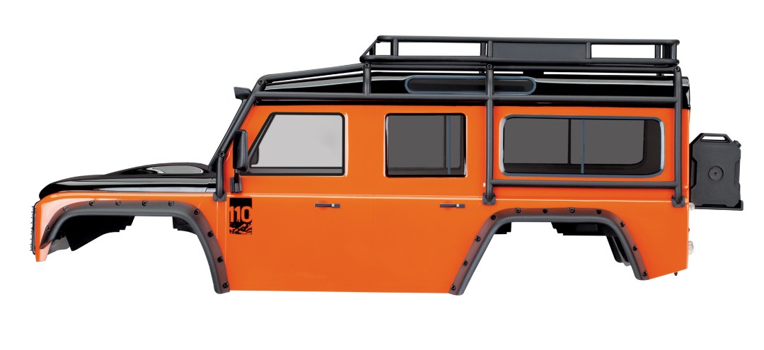 Traxxas Land Rover Defender Adventure Orange Body