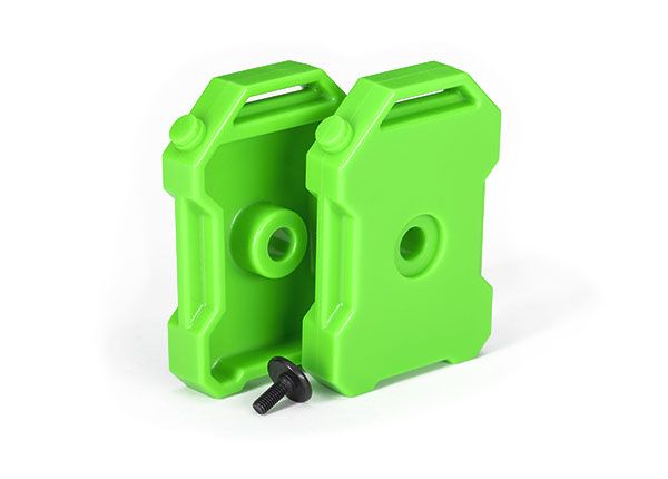 Traxxas Fuel Canisters (Green) (2) / Screw Pin - Click Image to Close