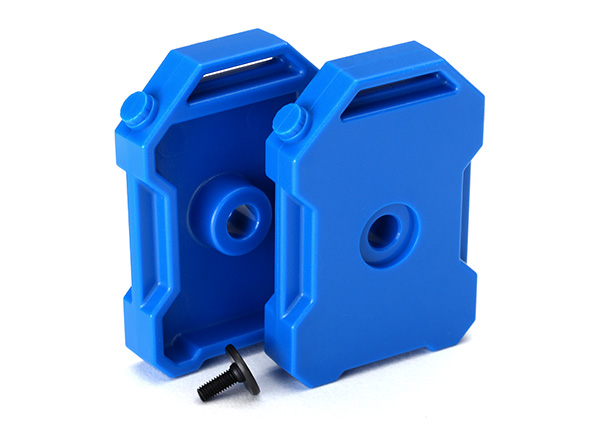 Traxxas Fuel Canisters (Blue) (2)/ Screw Pin - Click Image to Close