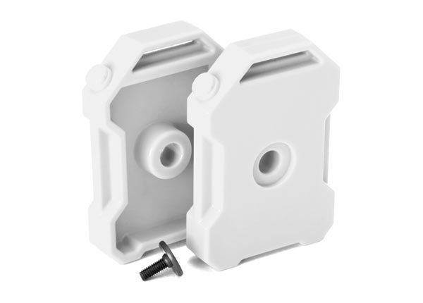 Traxxas Fuel Canisters (White) (2)/ Screw Pin