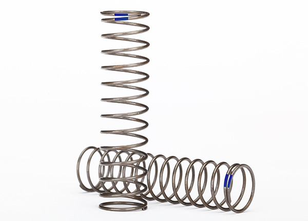 Traxxas Springs, shock (natural finish) (GTS) (0.61 rate, blue s - Click Image to Close