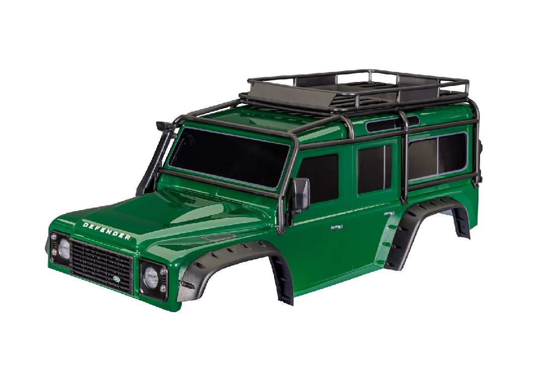 Traxxas Body, Land Rover Defender, complete (green)