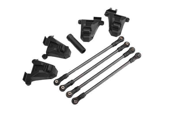 Traxxas Chassis conversion kit, TRX-4 (short to long wheelbase) (includes rear upper & lower suspension links, front & rear shock towers, long female half shaft)