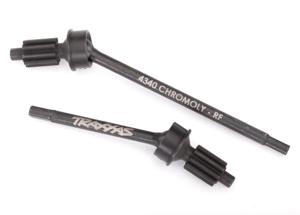 Traxxas Axle shaft, front, heavy duty (left & right)/ portal dri - Click Image to Close