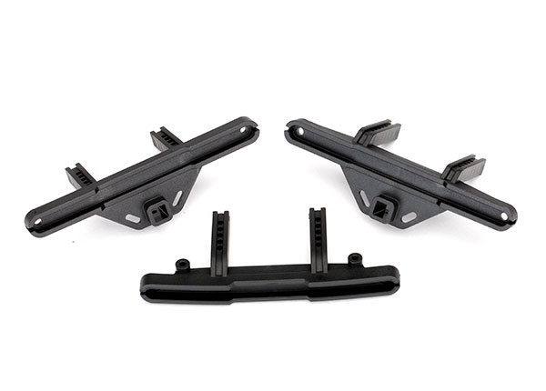 Traxxas Bumper mounts, front & rear/ bumper mount, rear (offset) - Click Image to Close