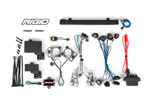 Traxxas Pro Scale Defender light kit complete with power supply - Click Image to Close