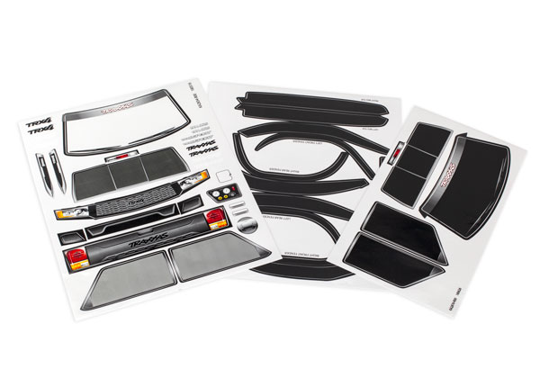 Traxxas Decal Sheet, TRX-4 Sport - Click Image to Close