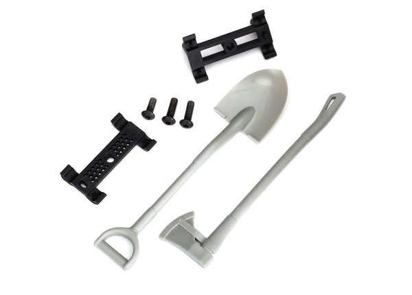 Traxxas Shovel/ axe/ accessory mount/ mounting hardware - Click Image to Close