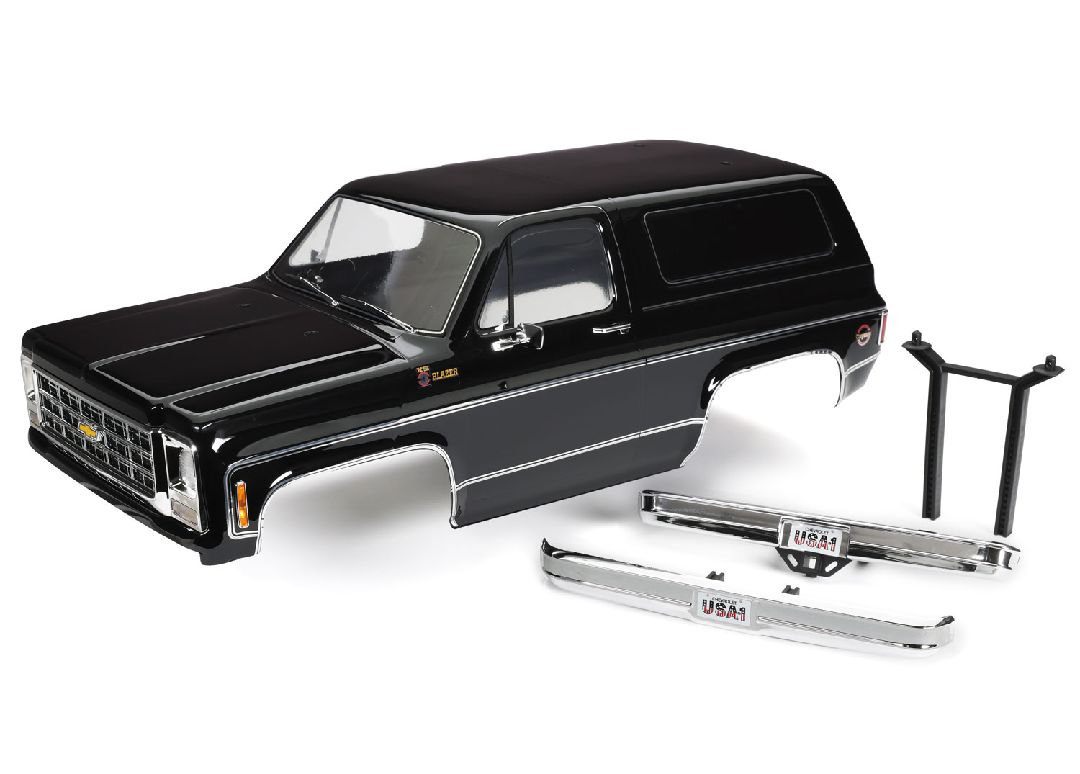 Traxxas Body, Chevrolet Blazer (1979), clipless (black)