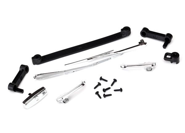 Traxxas Door handles, left, right & rear tailgate/ windshield wipers, left & right/ retainers (2)/ 1.6x5 BCS (self-tapping) (7)