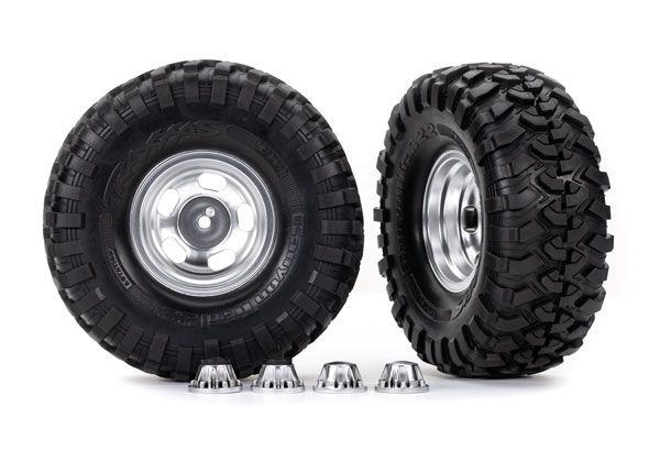 Traxxas Tires & Wh. Ass. Glued 2.2" Canyon Trail Tires (2)