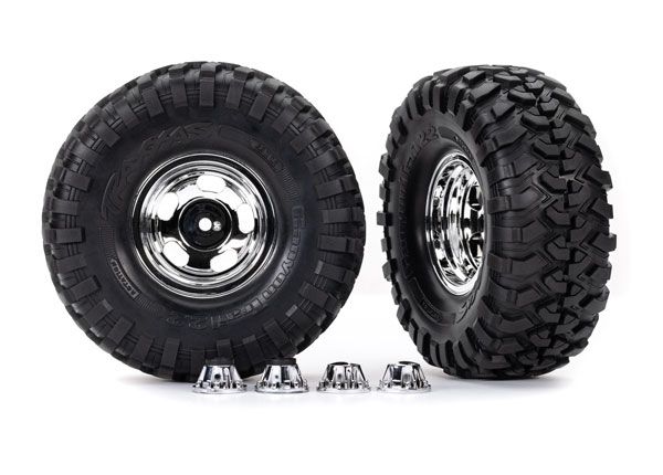 Traxxas Tires & Wheels, Assembled, Glued (2.2