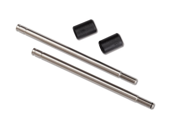 Traxxas Shock shaft, 3x57mm (GTS) (2) (includes bump stops) (for use with TRX-4 Long Arm Lift Kit)