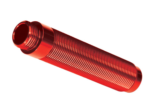 Traxxas Body, GTS shock, long (aluminum, red-anodized) (1) (for - Click Image to Close