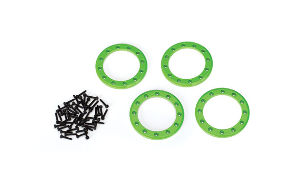 Traxxas Beadlock rings, Green (1.9