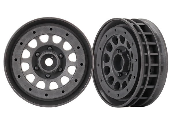 Traxxas Wheels, Method 105 1.9" (charcoal gray, beadlock) - Click Image to Close