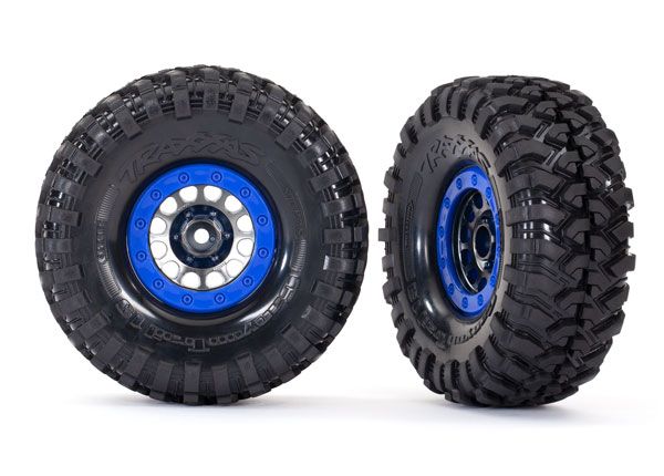 Traxxas Tires and wheels, assembled, glued (Method 105 1.9