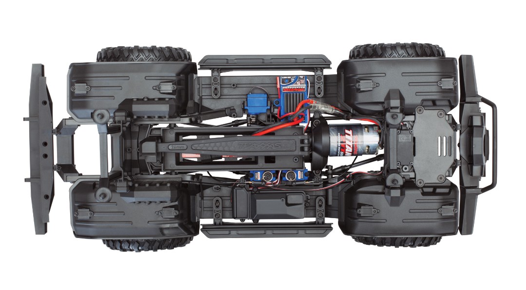 Traxxas TRX4 Unassembled 1/10 Crawler Kit, XL-5 HV, Titan 21T - Click Image to Close