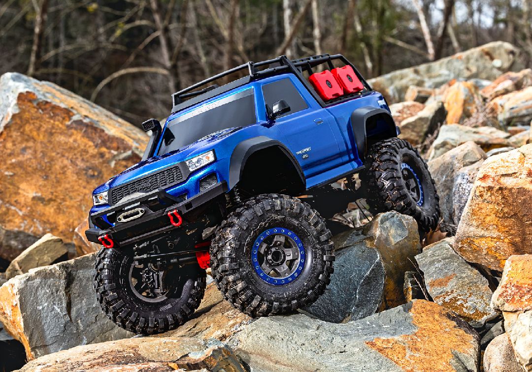 Traxxas TRX-4 Sport - High Trail - Metallic Blue - Click Image to Close