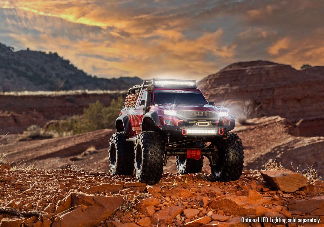 Traxxas TRX-4 Sport - High Trail - Metallic Red - Click Image to Close