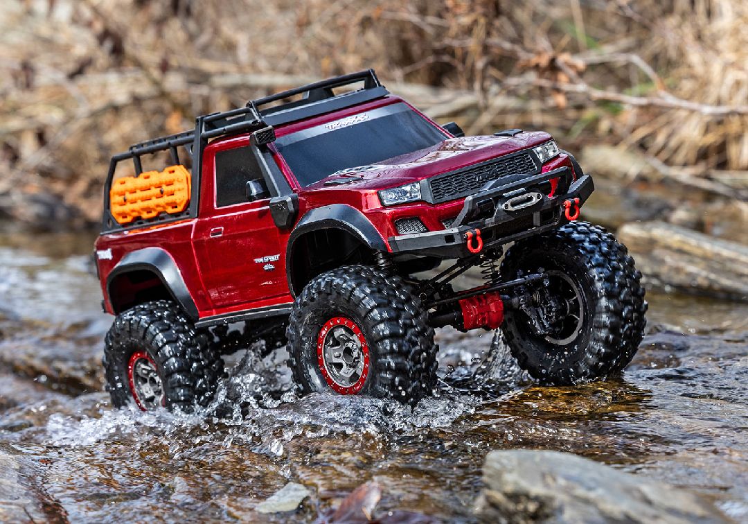 Traxxas TRX-4 Sport - High Trail - Metallic Red - Click Image to Close