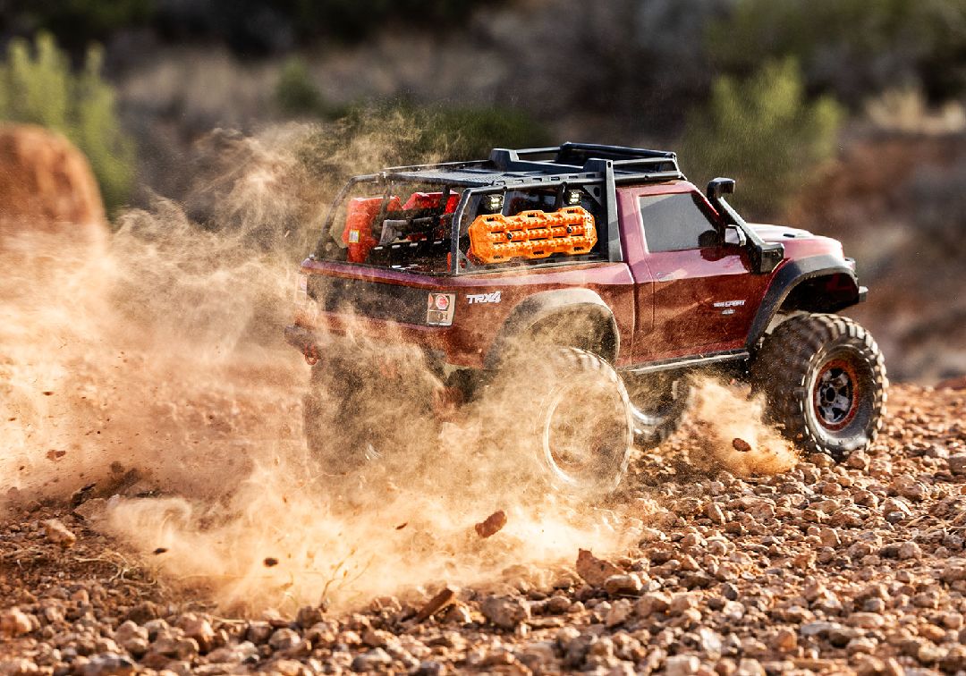 Traxxas TRX-4 Sport - High Trail - Metallic Red - Click Image to Close