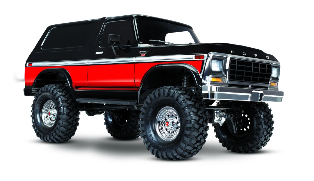 Traxxas TRX4 79 Ford Bronco 1/10 Crawler, XL-5 HV, Titan 12T Red