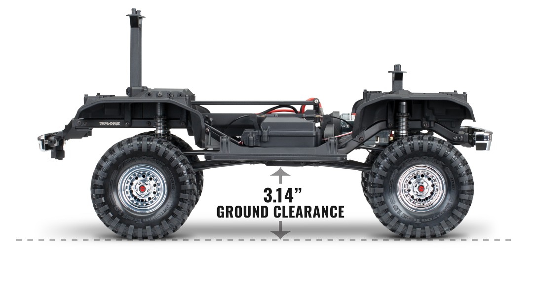 Traxxas TRX4 79 Ford Bronco 1/10 Crawler, XL-5 HV, Titan 12T Red