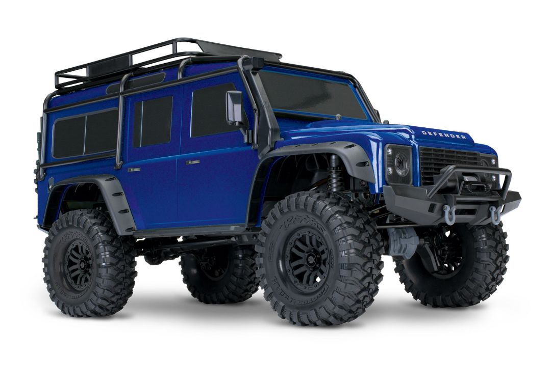 Traxxas TRX4 Land Rover Defender 1/10 Crawler, XL-5 HV, Titan 12T Blue