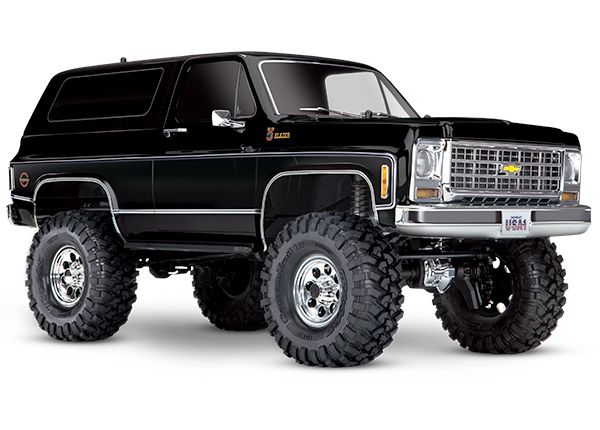 Traxxas TRX-4 79 Chevy Blazer 1/10 Crawler, Black - Click Image to Close