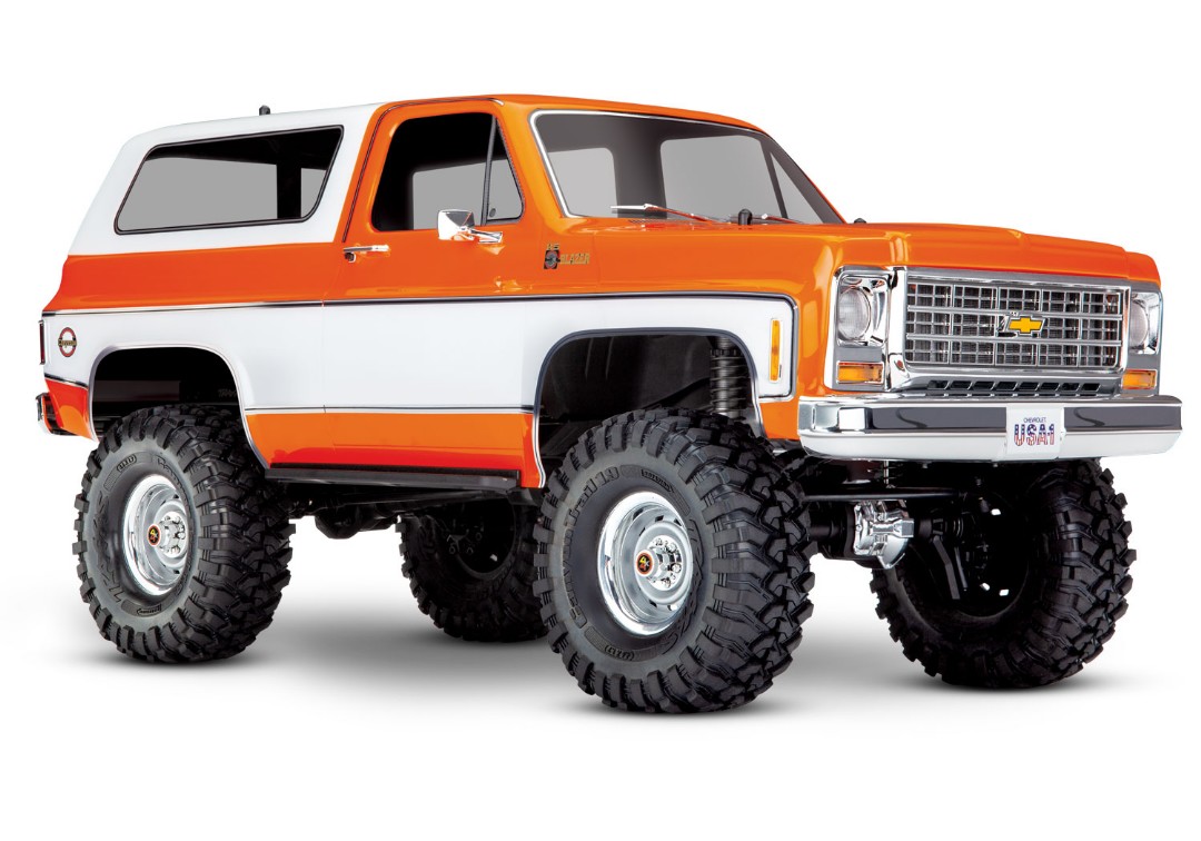 Traxxas TRX4 1979 Chevy Blazer 1/10 Crawler, XL-5 HV, Titan 12T Orange