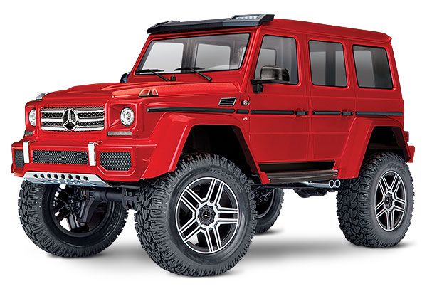 Traxxas TRX4 Mercedes G 500 4X4 1/10 Crawler, XL-5 HV, Titan 12T Red (North American Only)