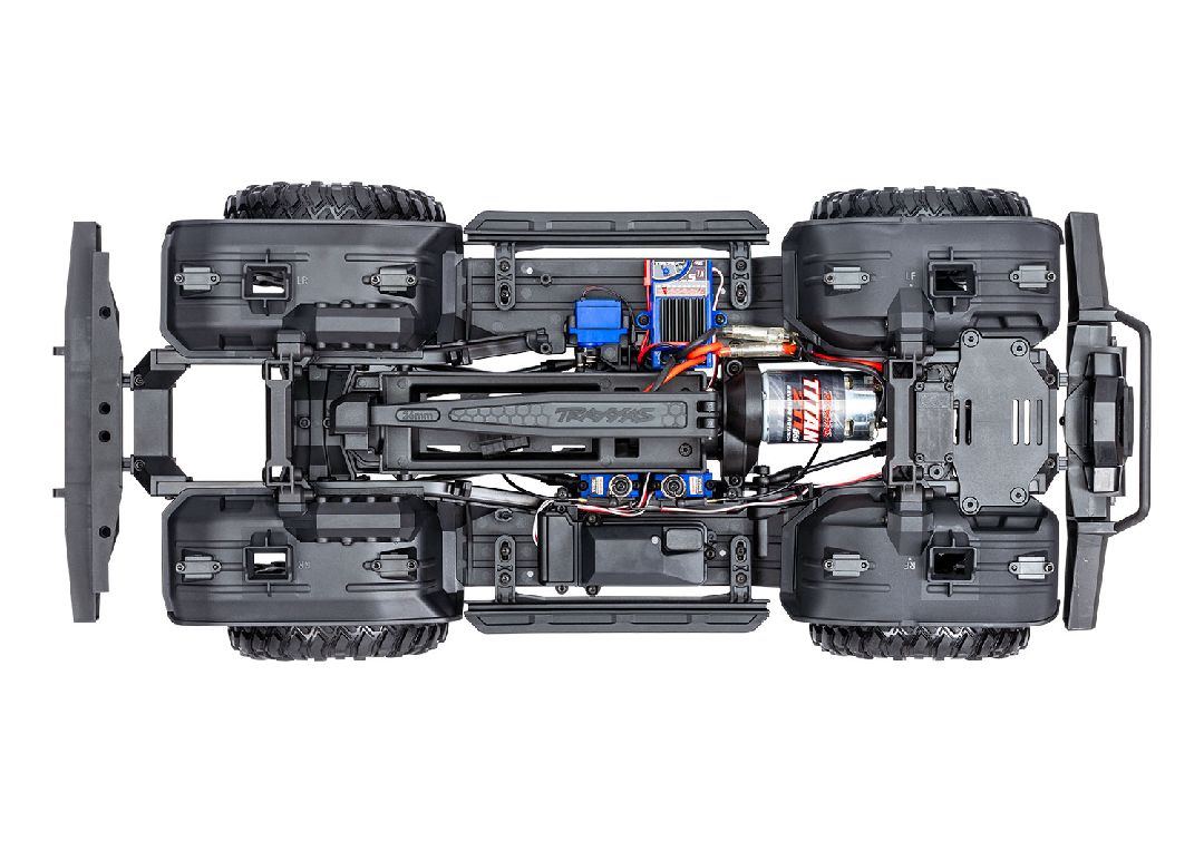 Traxxas 1/10 TRX-4 Unassembled 4wd Kit, Clipless Mounting - Click Image to Close