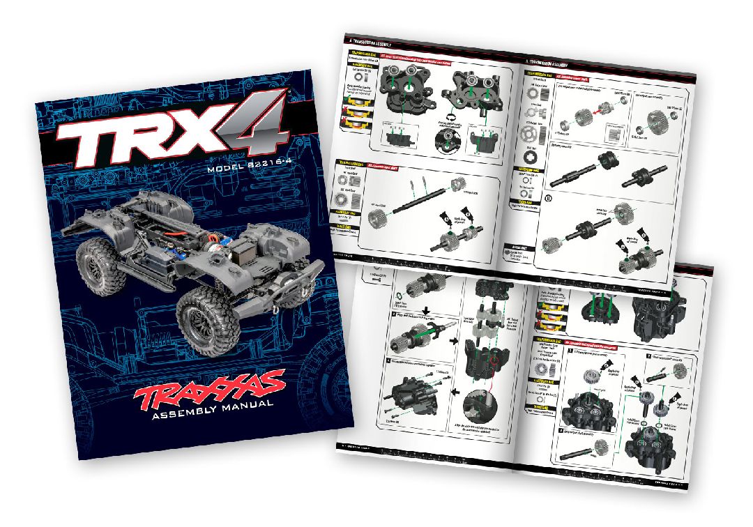 Traxxas 1/10 TRX-4 Unassembled 4wd Kit, Clipless Mounting - Click Image to Close
