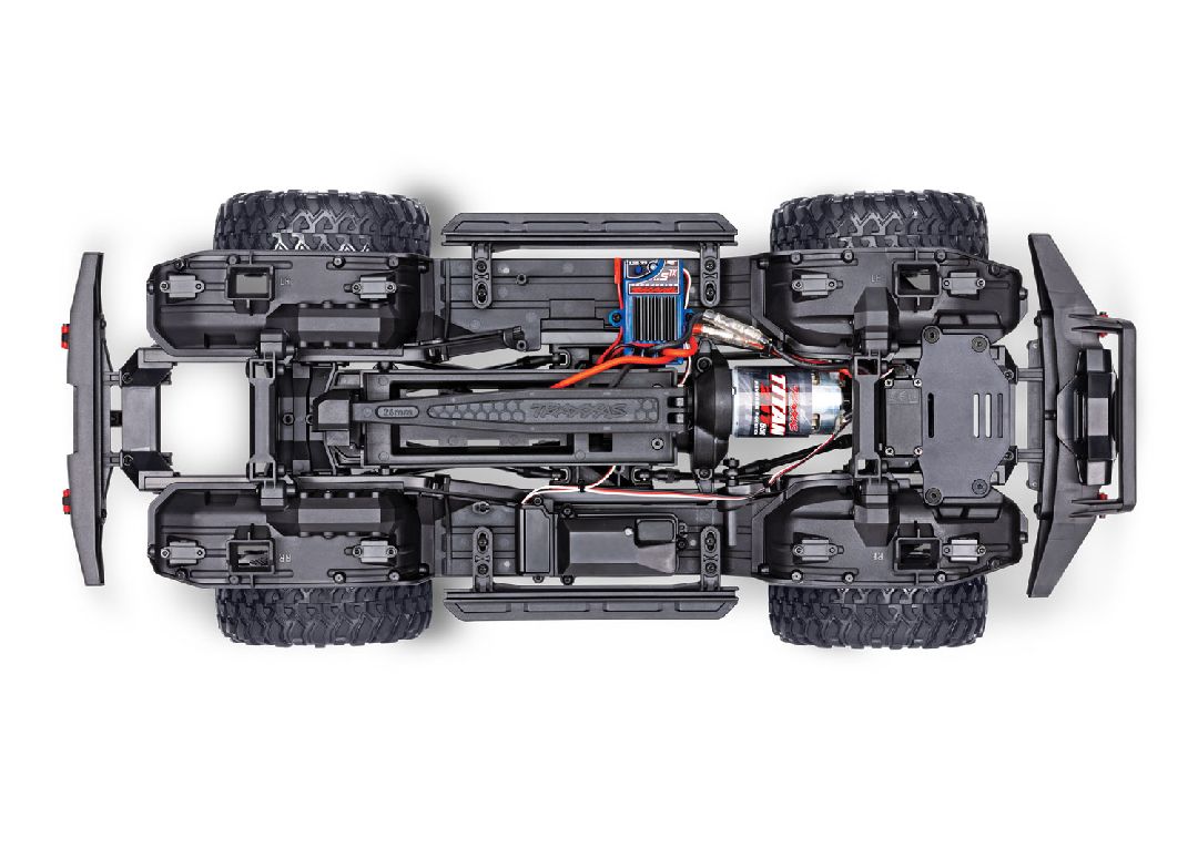 Traxxas TRX-4 Sport, clipless body, no battery or charger - Blue