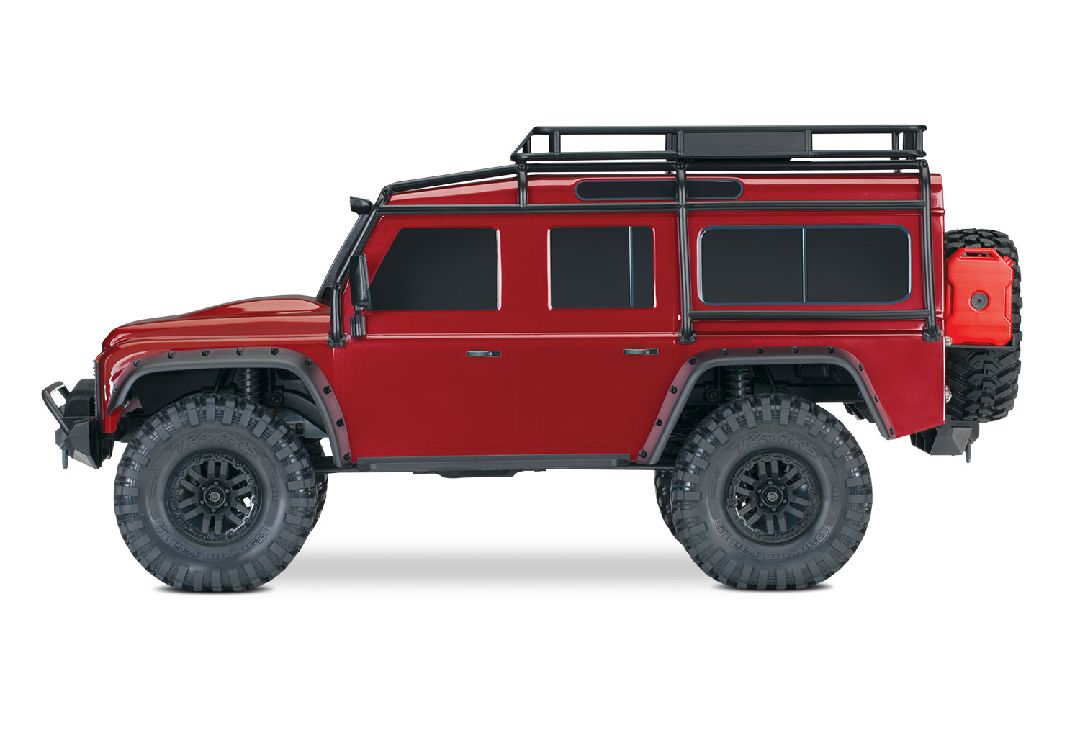 Traxxas 1/10 TRX-4 Defender 4WD RTR, Clipless Mounting - Red thumbnail 4