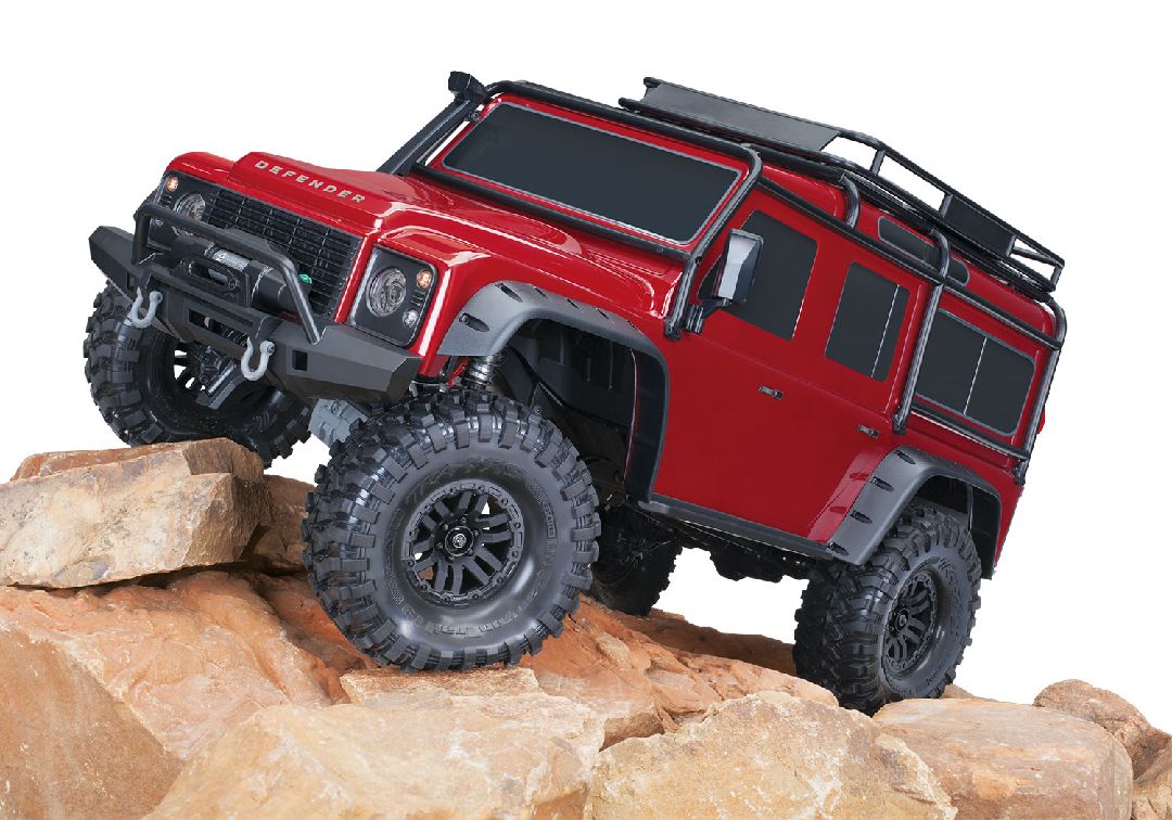 Traxxas 1/10 TRX-4 Defender 4WD RTR, Clipless Mounting - Red thumbnail 5